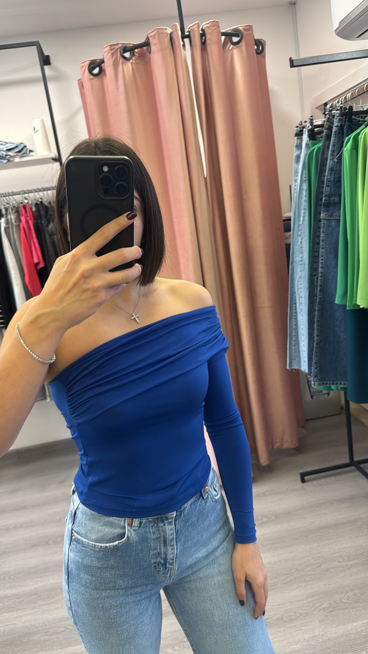 Basic Top - White/Blue