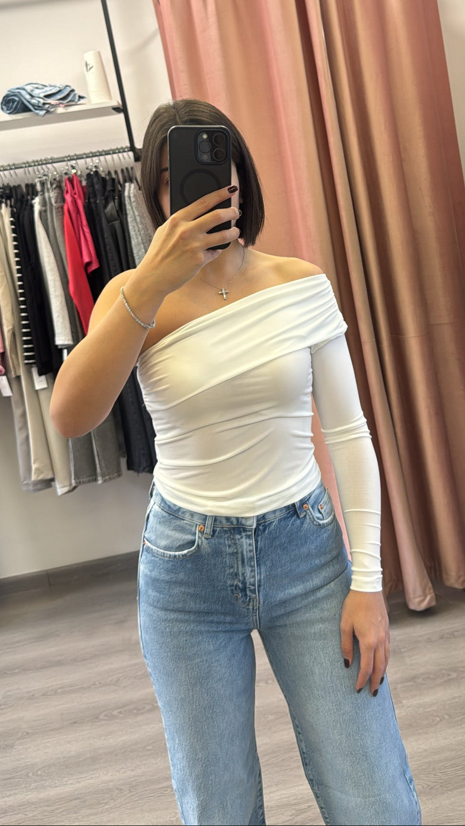 Basic Top - White/Blue