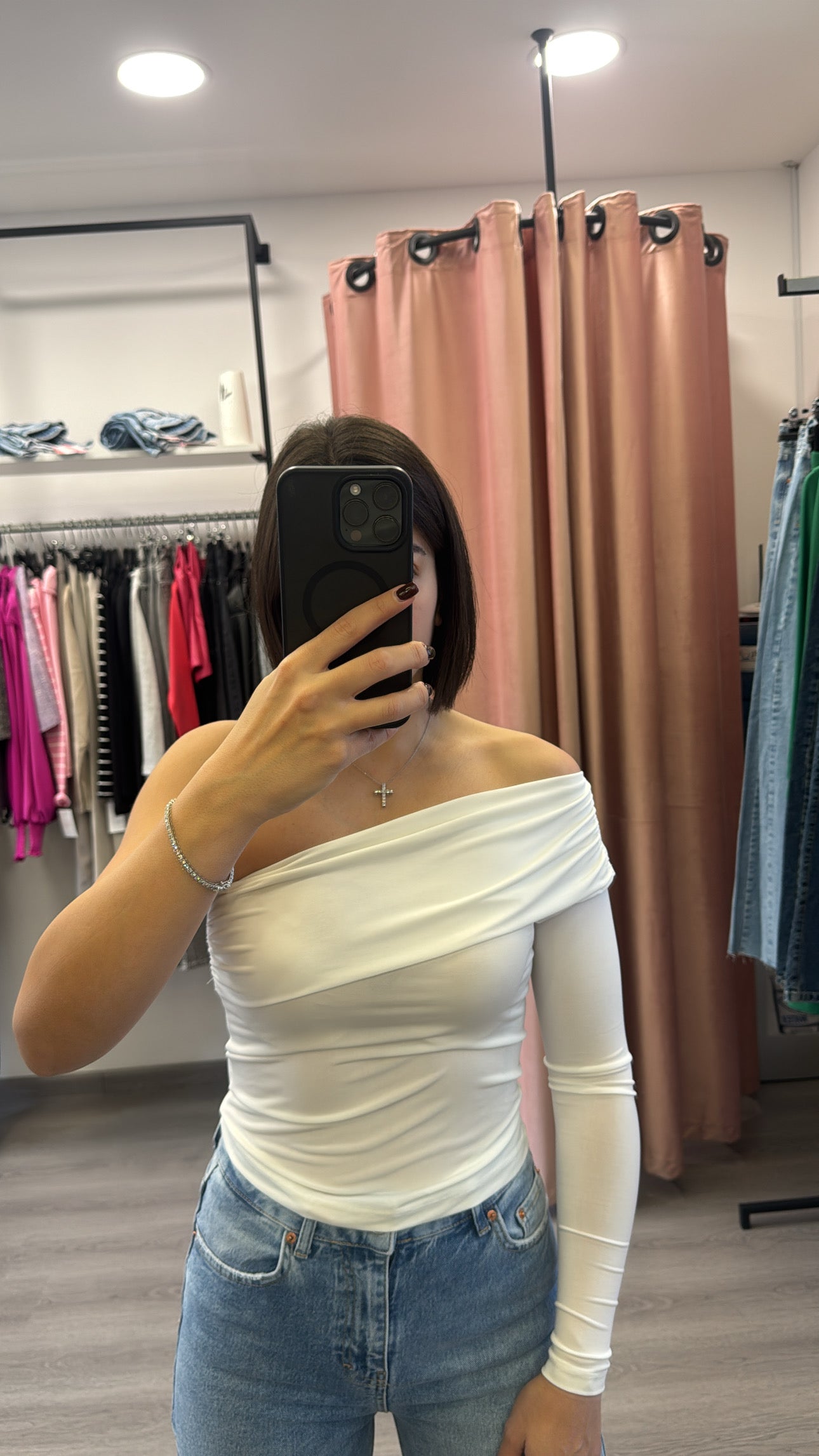 Basic Top - White/Blue