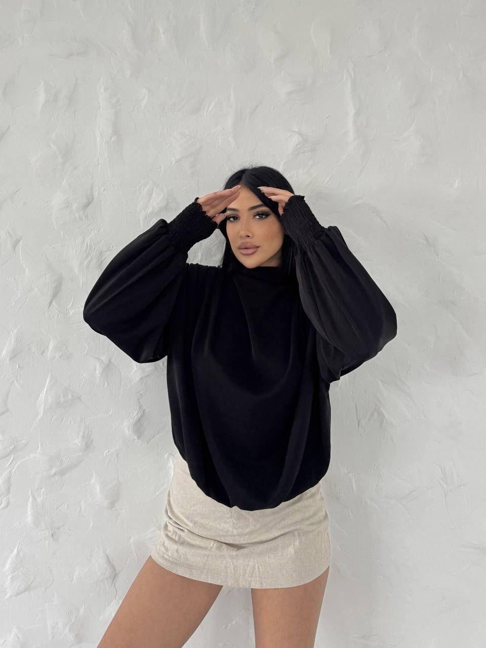 Satin Long Sleeve Top - 3 Colors