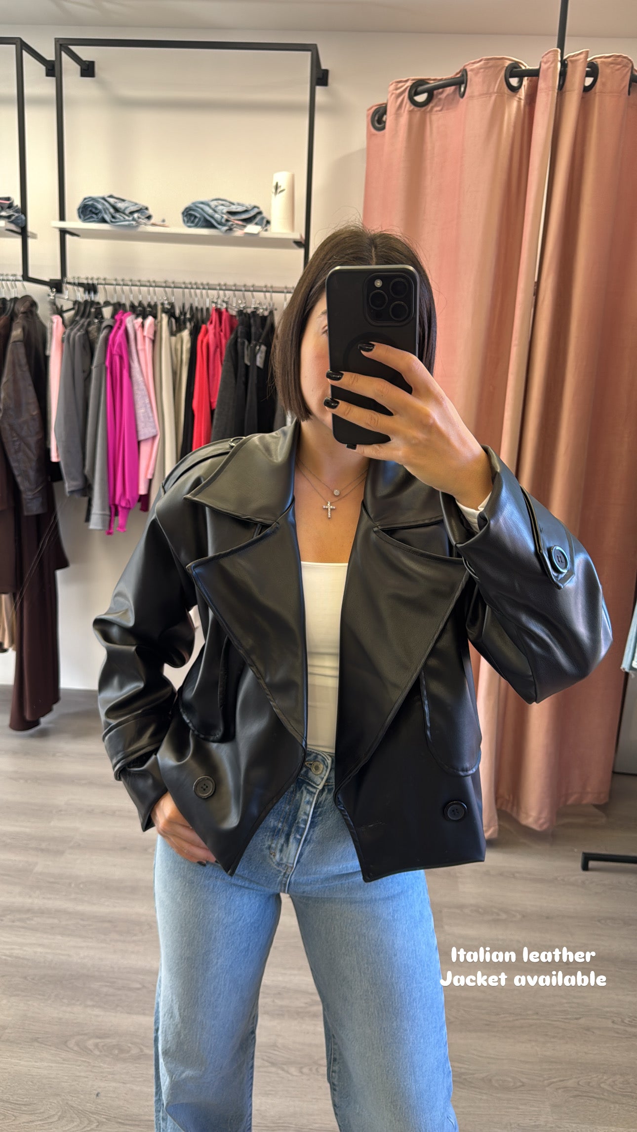 Leather jacket