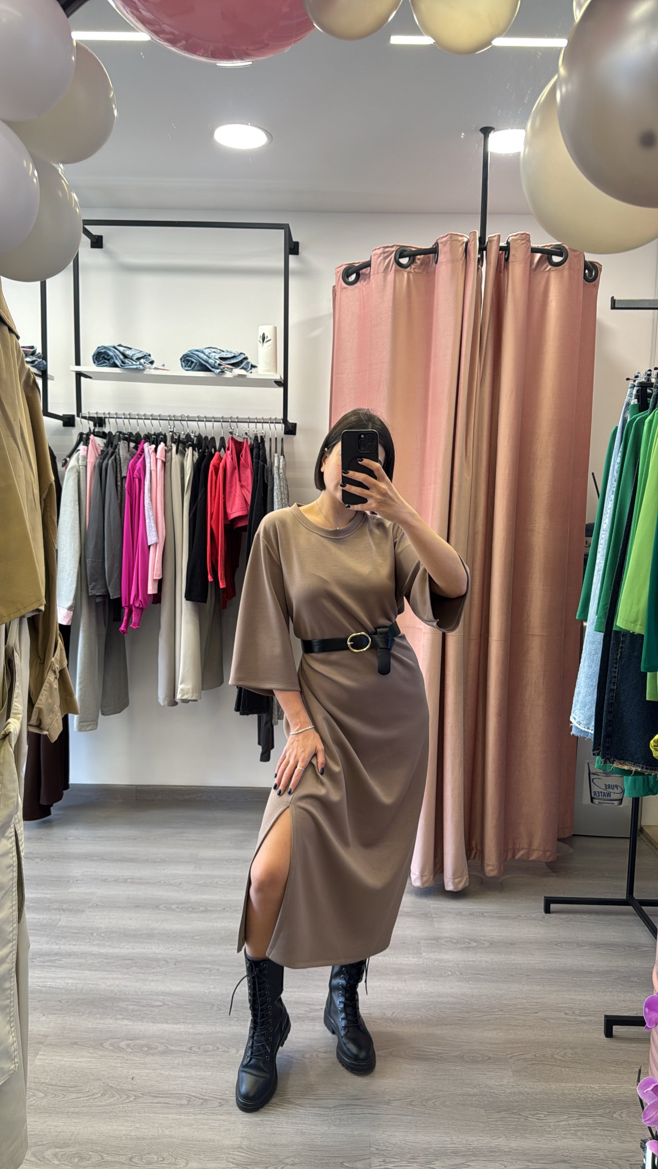 Midi Dress -Italian Fabric